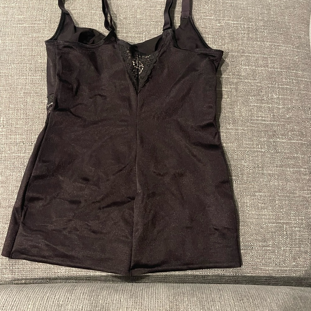 Ruby, ribbon black lace cami 34